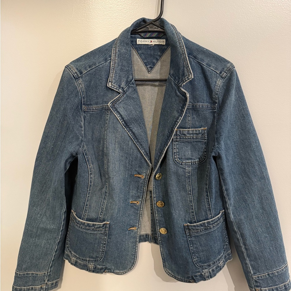 Tommy Hilfiger Women's Blue Denim Jacket